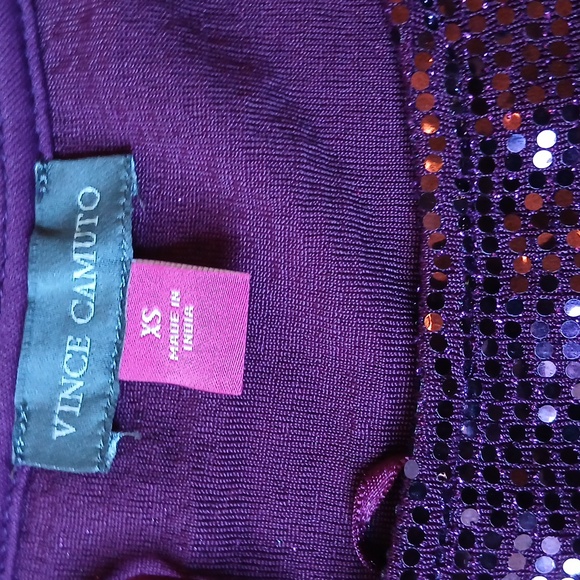 New Vince Camuto Dazzling Purple Shift Cocktail Mini Dress. Size XS - Picture 15 of 17